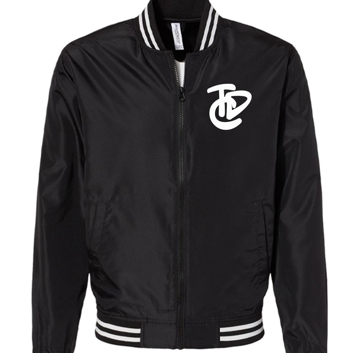 Black/ White Stripe - FRONT