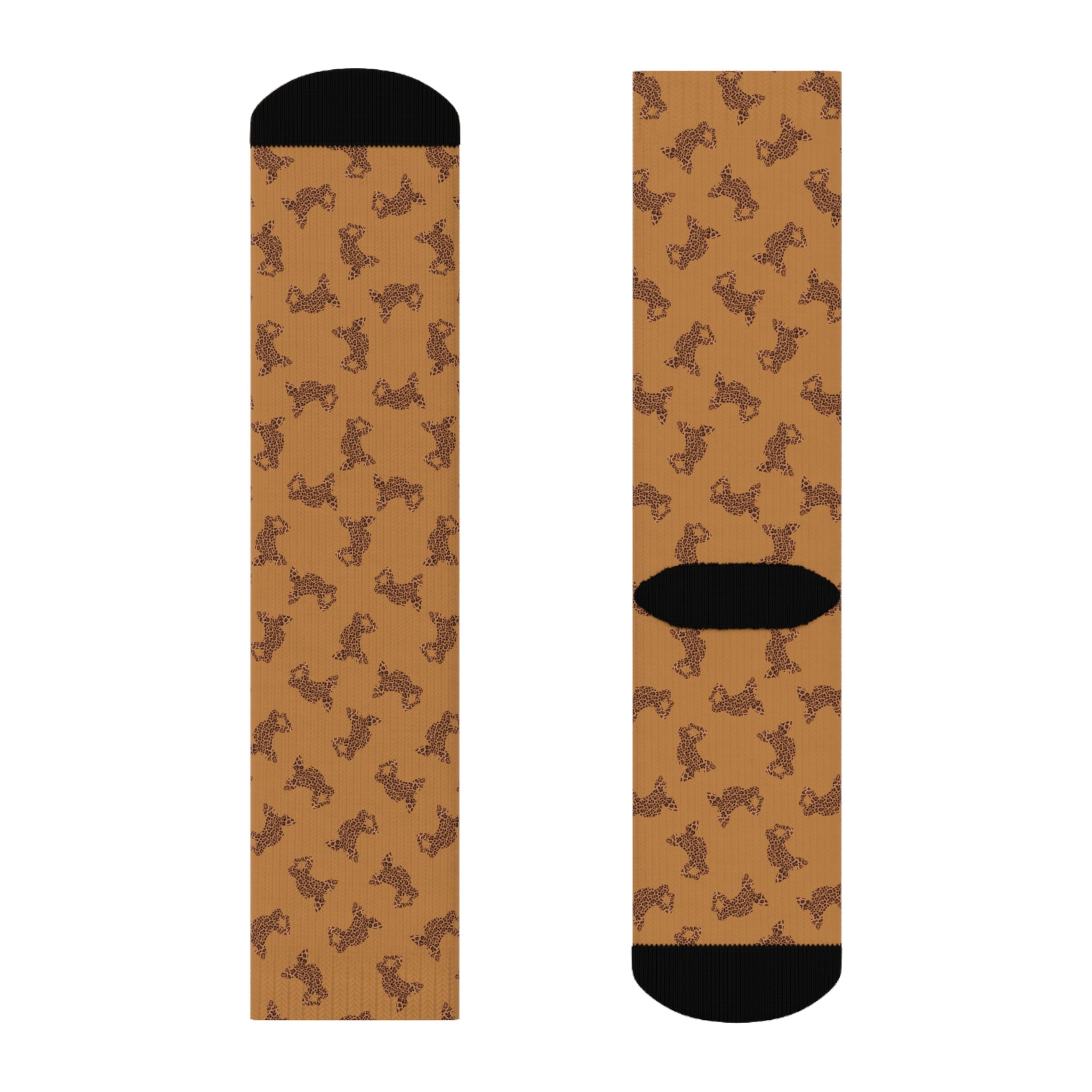 Socks - Brown Cowboy Hallo MAN Printify
