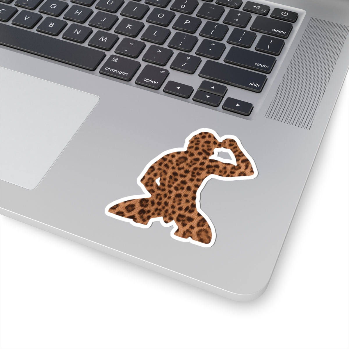 Hallo Man sticker Leopard