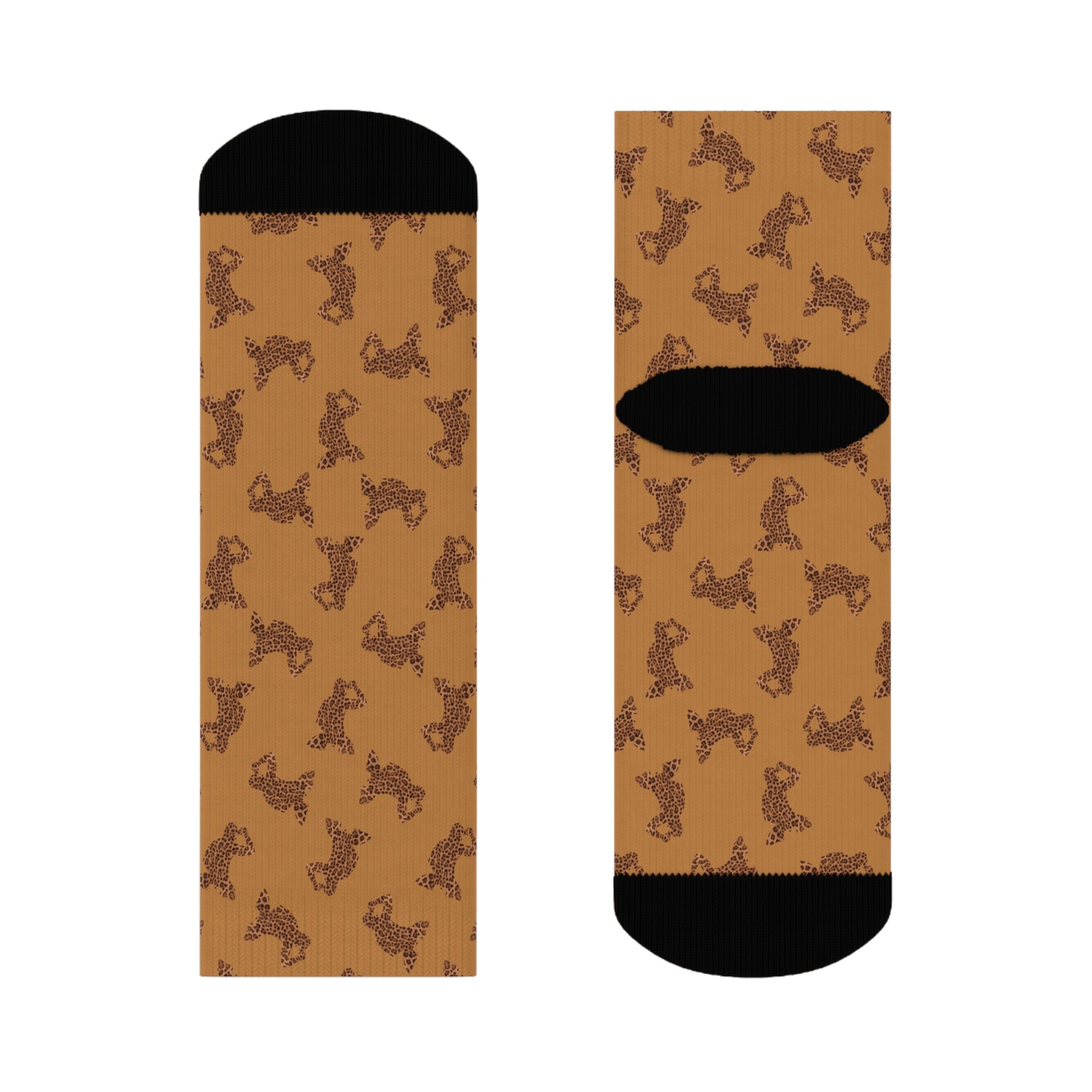 Socks - Brown Cowboy Hallo MAN Printify