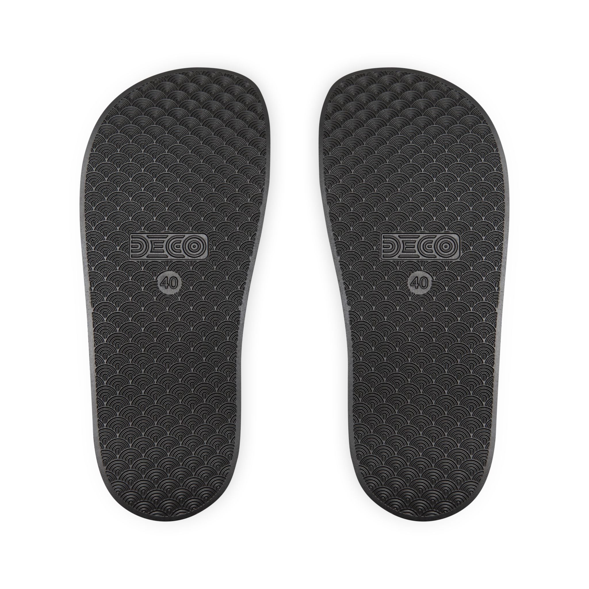 Men's Leopard Print Slide Sandals — Removable Strap Casual Pool & Beach Slides
