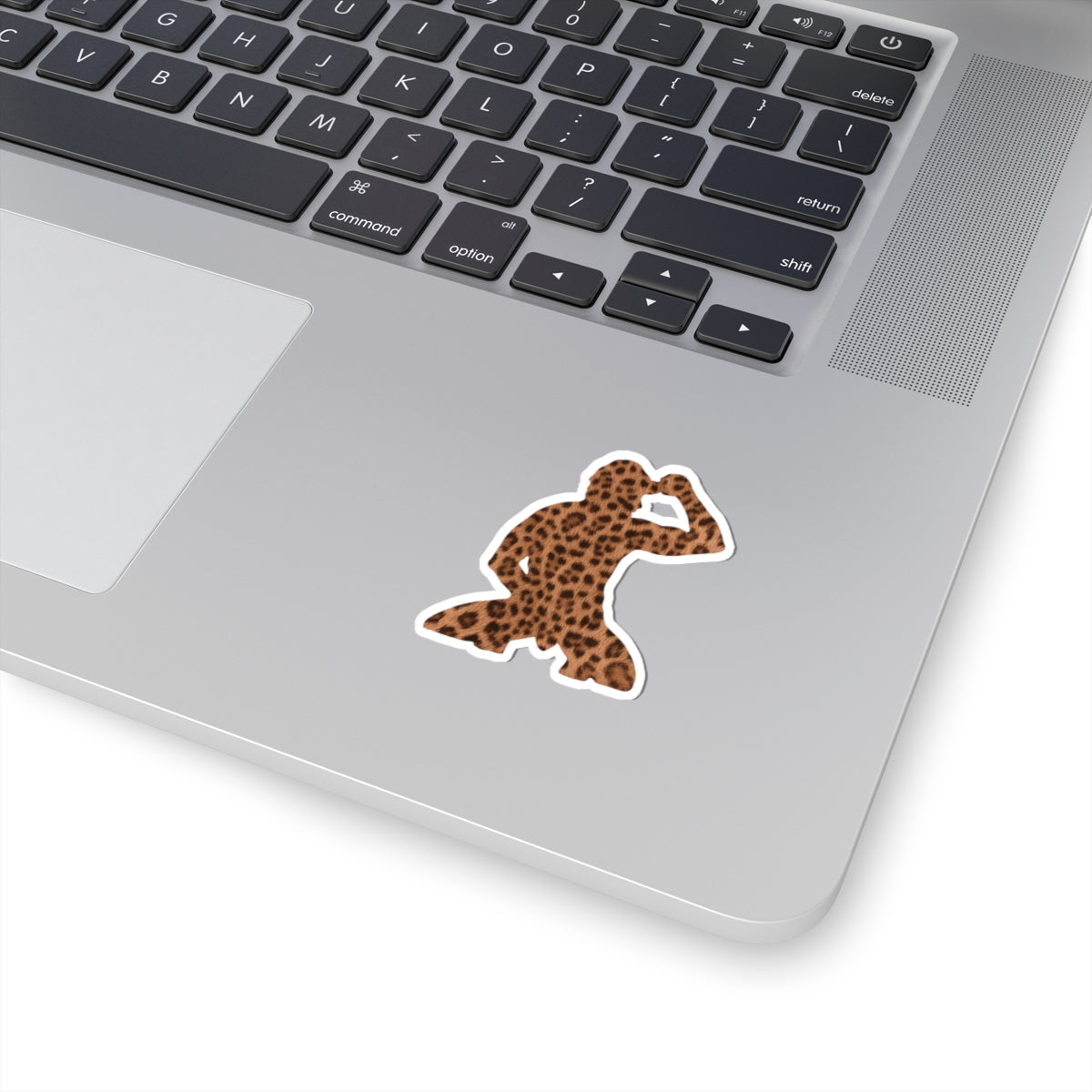 Hallo Man sticker Leopard