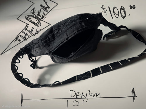 DEN BAG - BLK on BLK