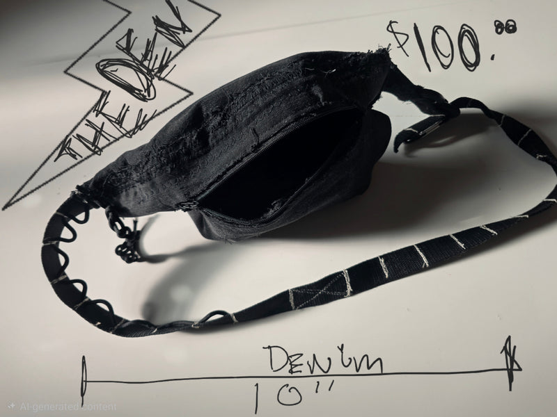 DEN BAG - BLK on BLK