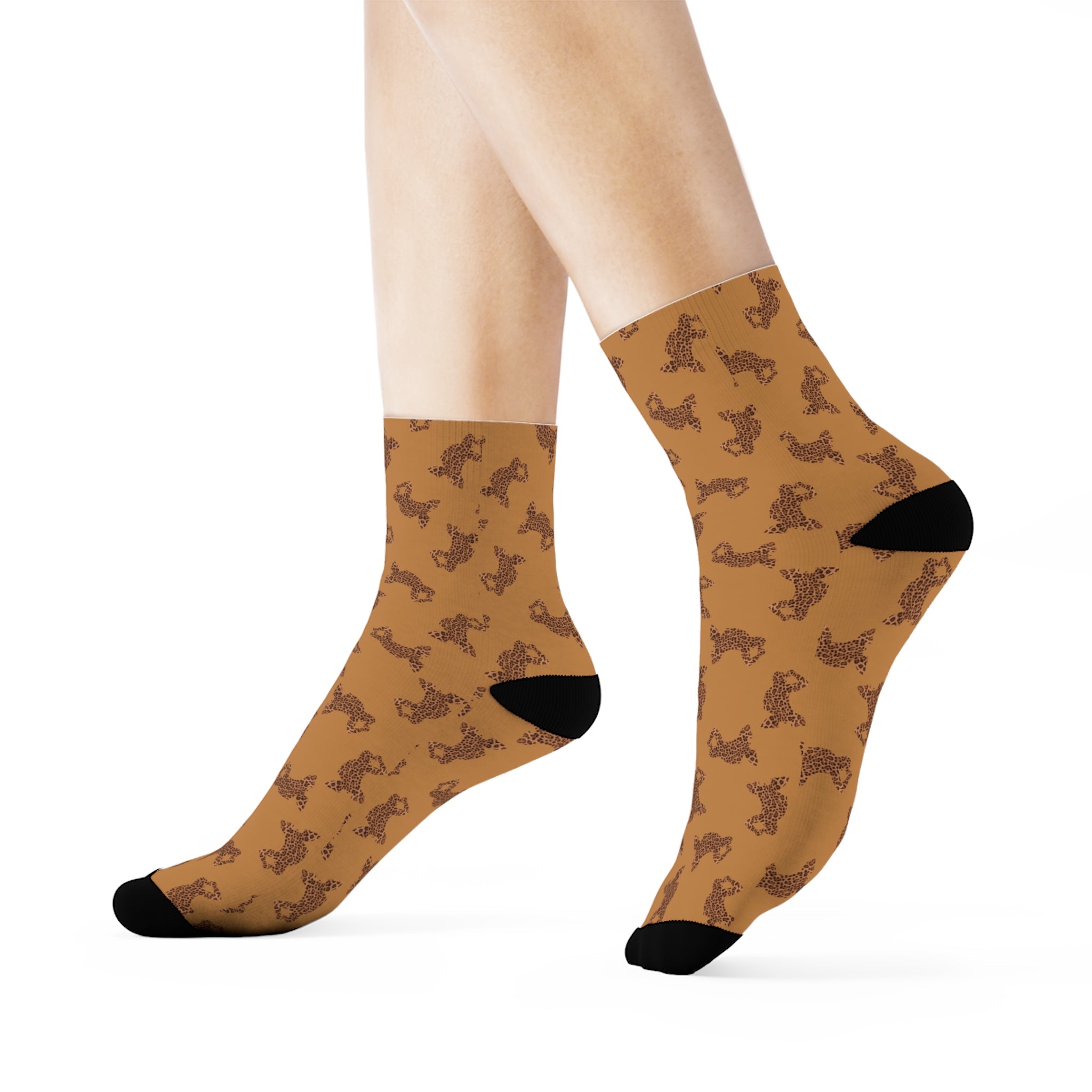 Socks - Brown Cowboy Hallo MAN Printify