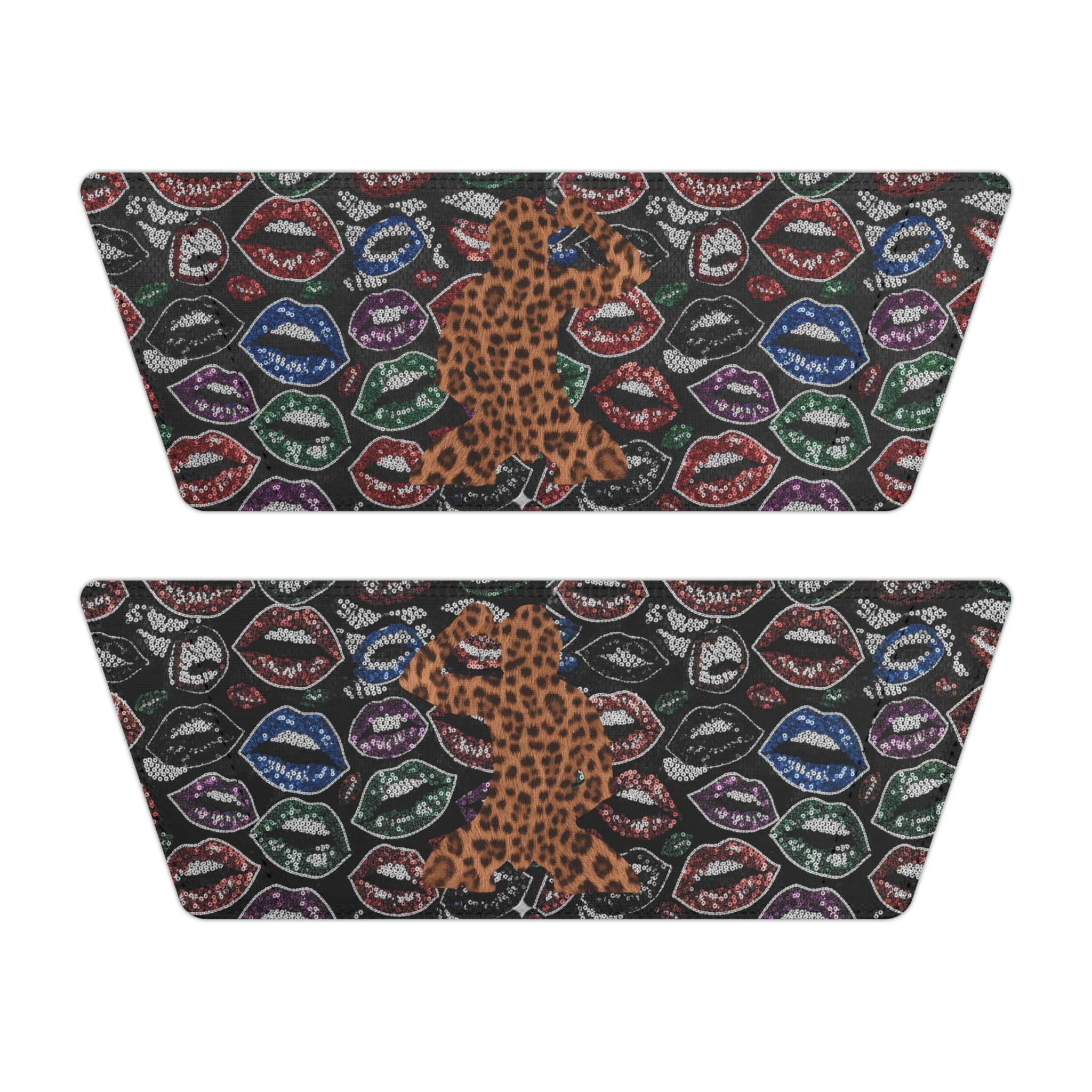 Men's Leopard Print Slide Sandals — Removable Strap Casual Pool & Beach Slides