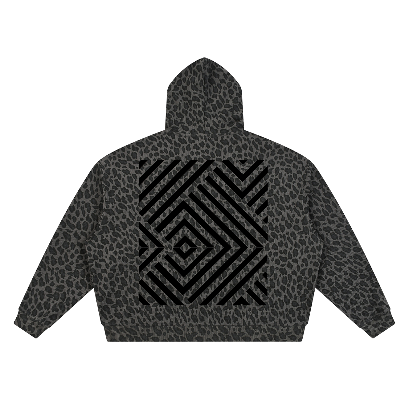 Leopard Waffle Hoodie