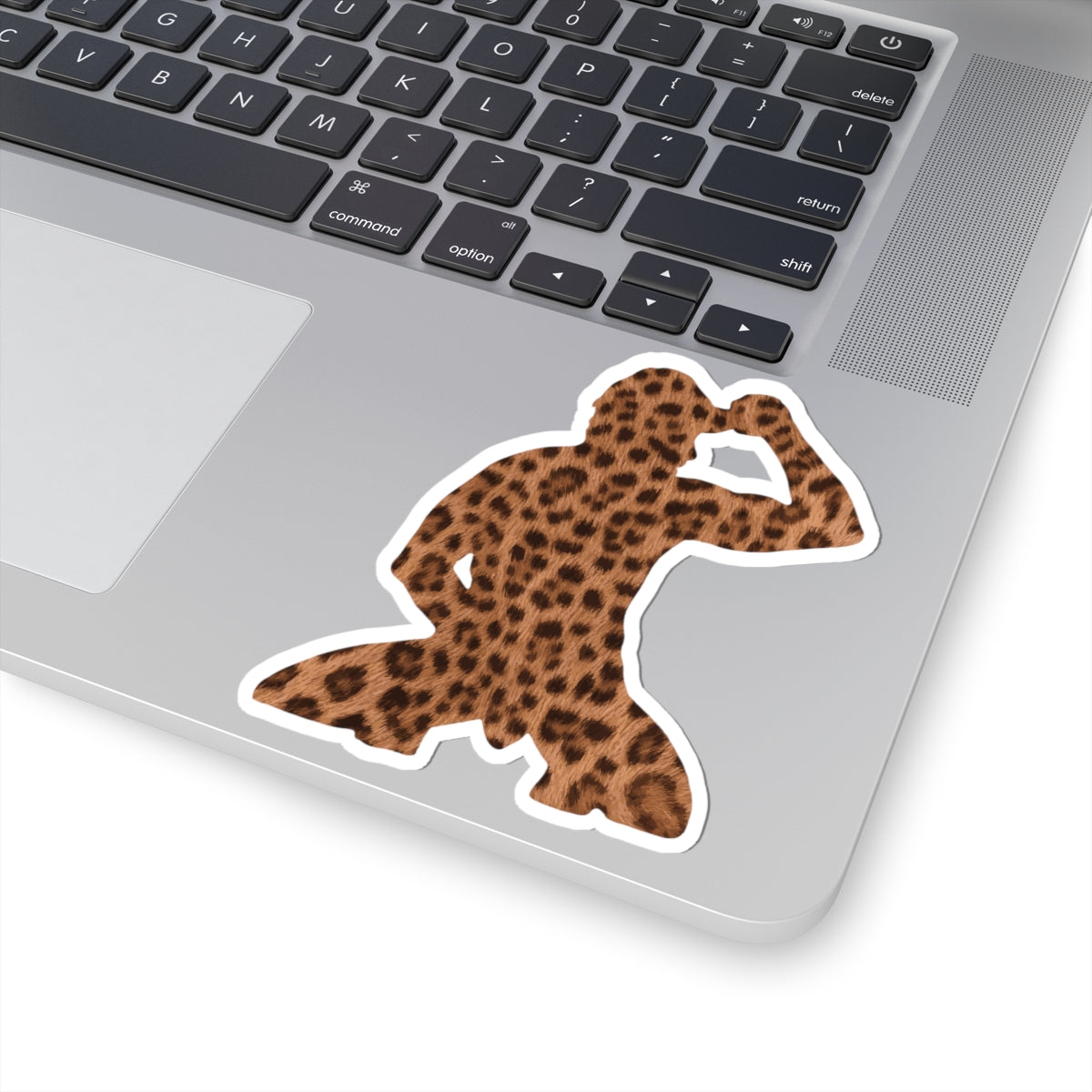 Hallo Man sticker Leopard