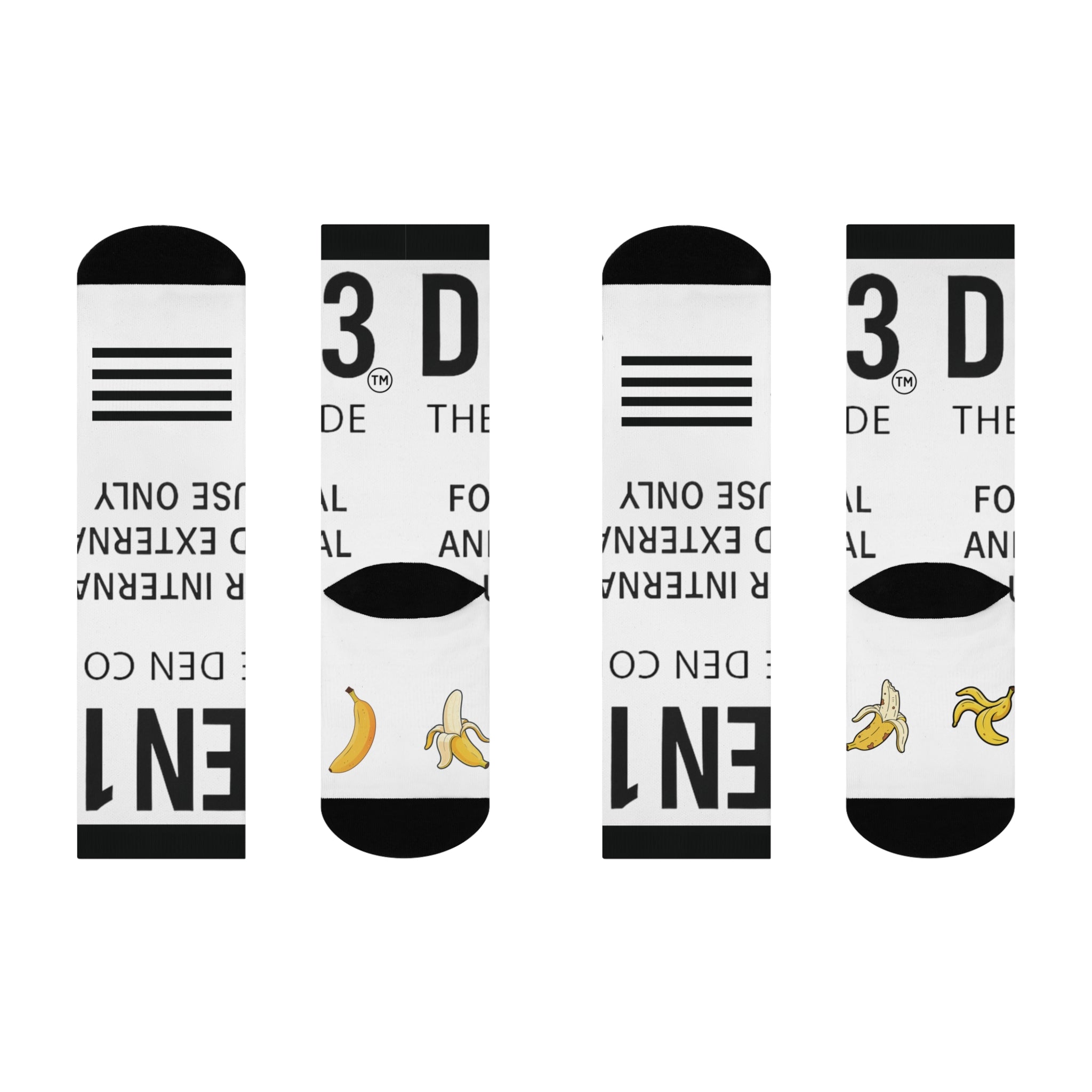 socks - 'DEN 13' with Banana Printify