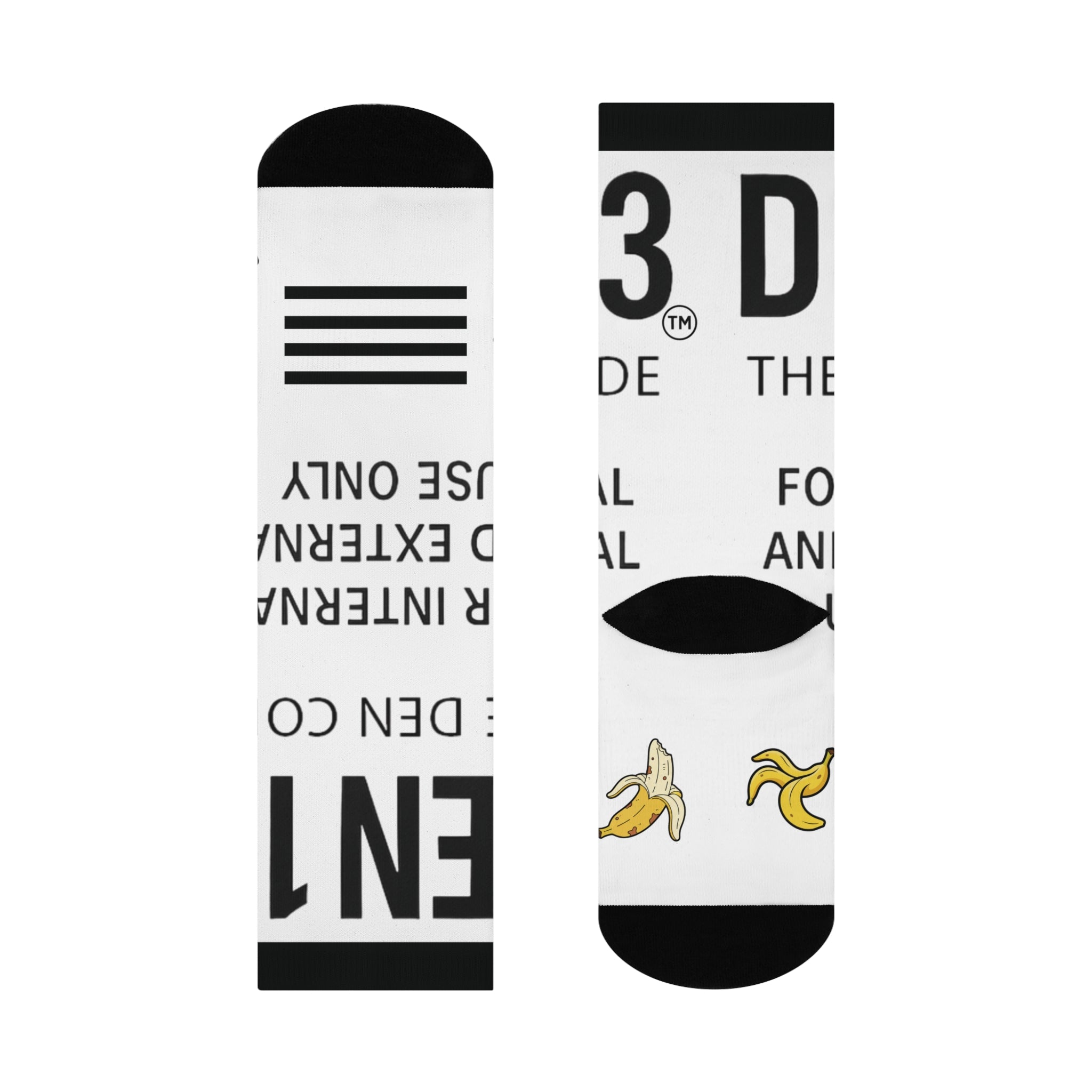 socks - 'DEN 13' with Banana Printify