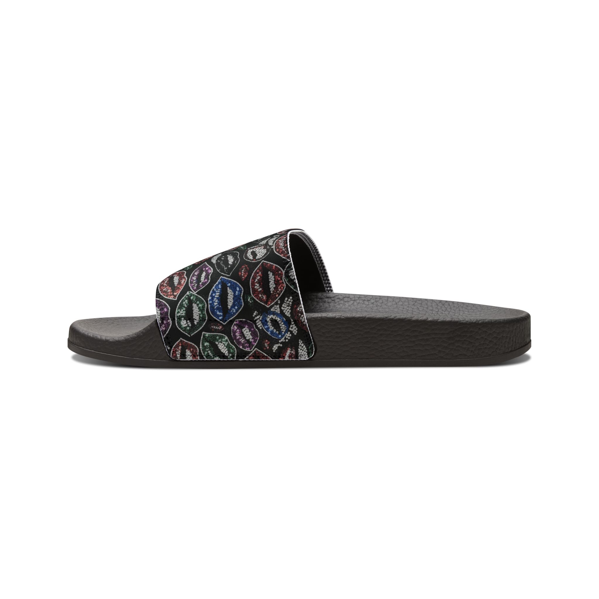 Men's Leopard Print Slide Sandals — Removable Strap Casual Pool & Beach Slides