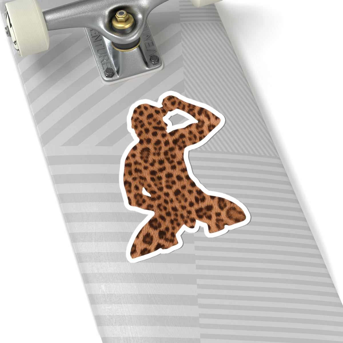 Hallo Man sticker Leopard