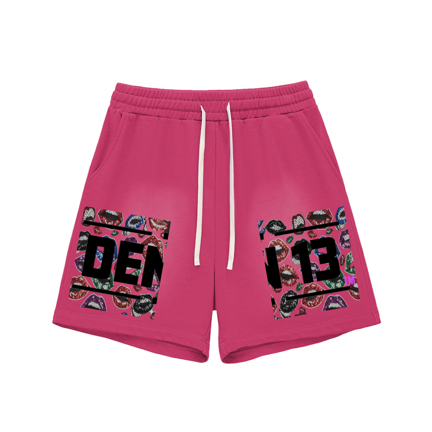 Washed Up & Winning" Raw Edge Shorts