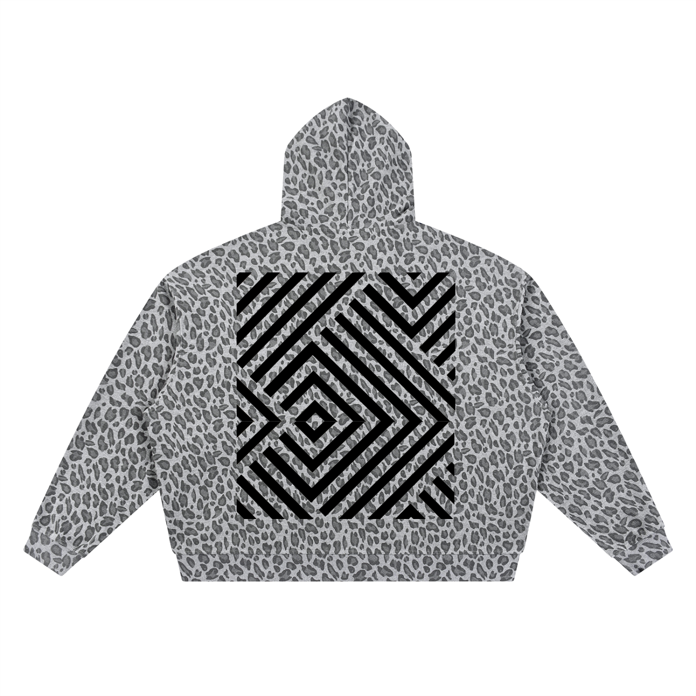 Leopard Waffle Hoodie