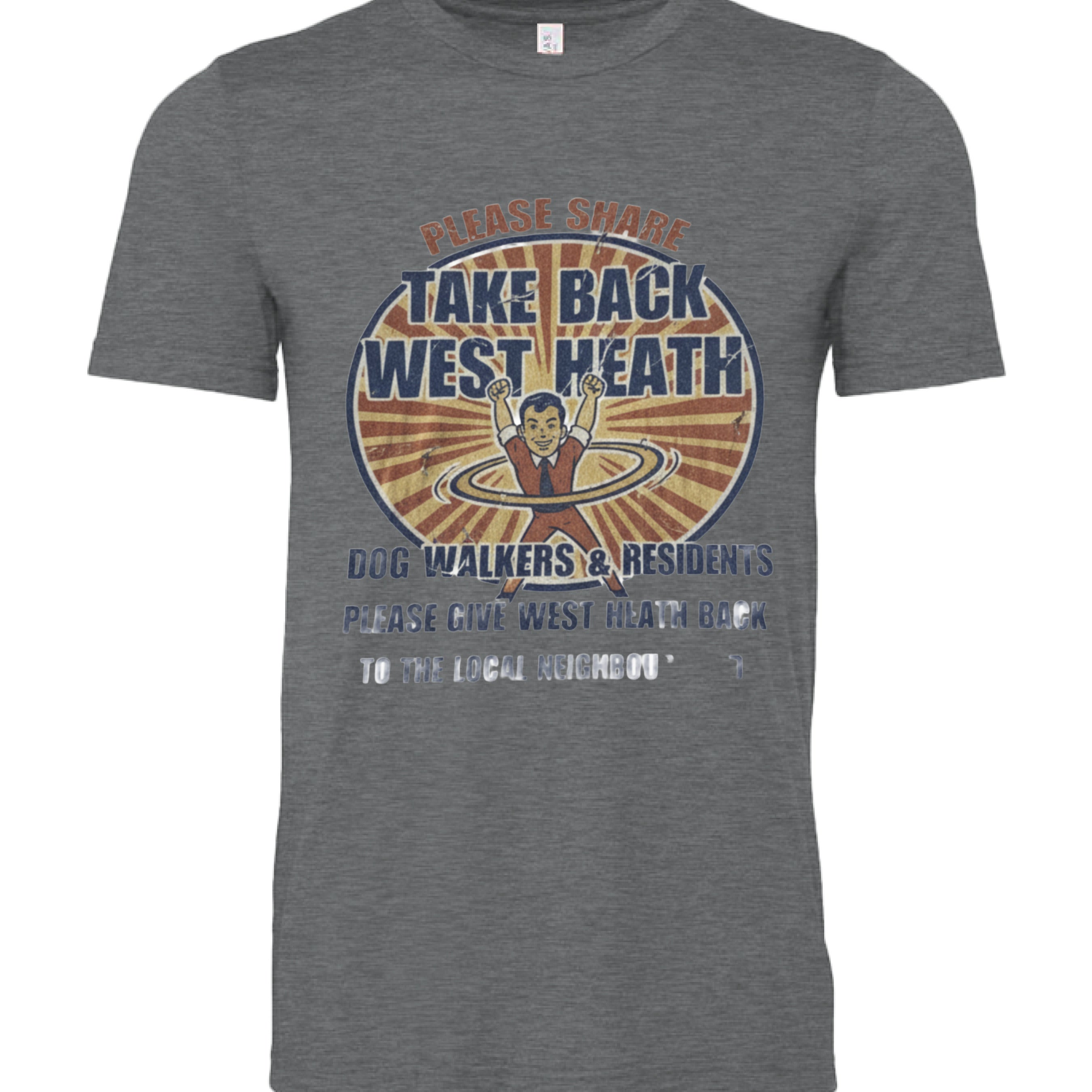 DRK GREY HEATHER - FRONT