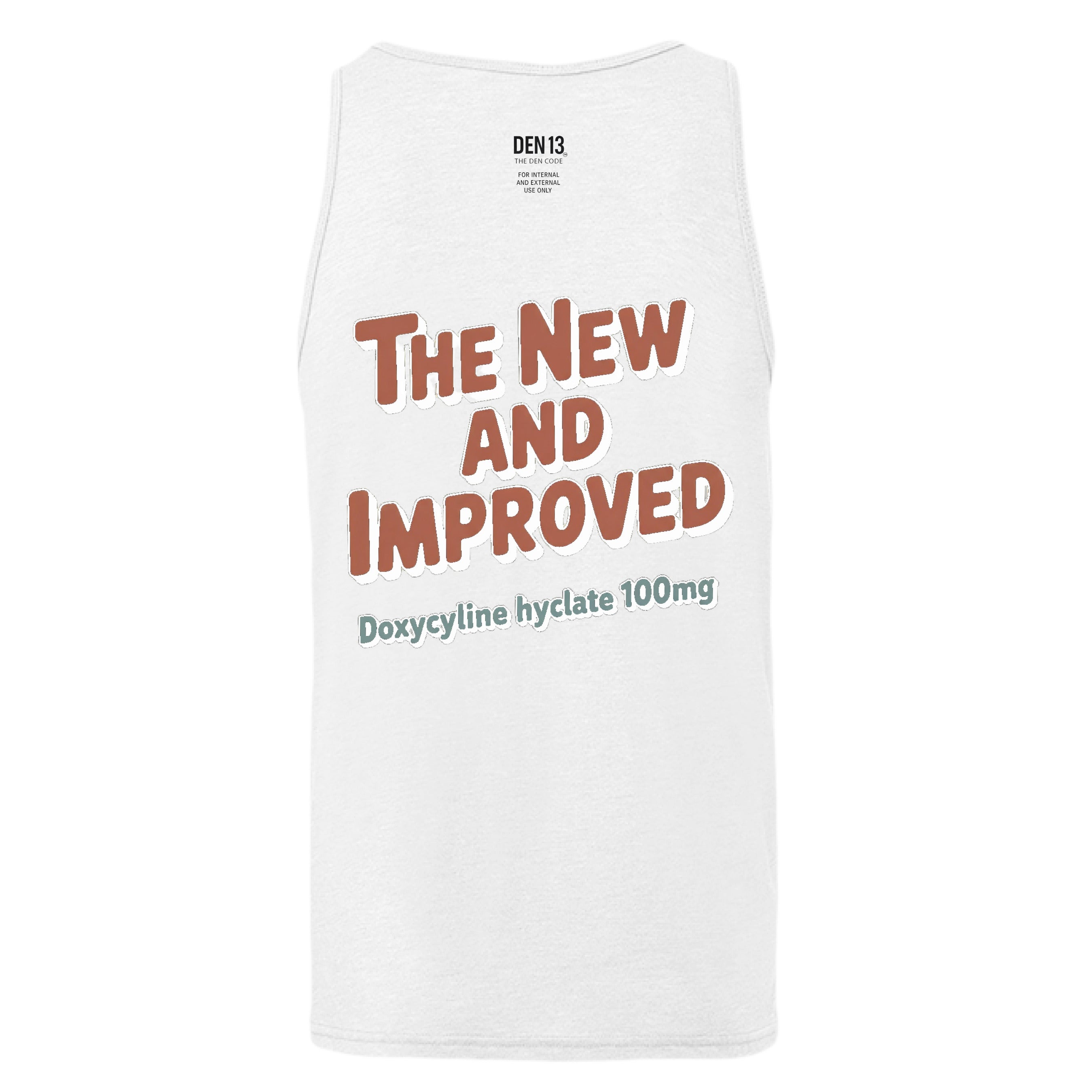 WHITE FLECK TRIBLD - BACK